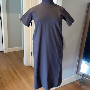 MUJI Gray midi dress- XS/S fits up to a Large